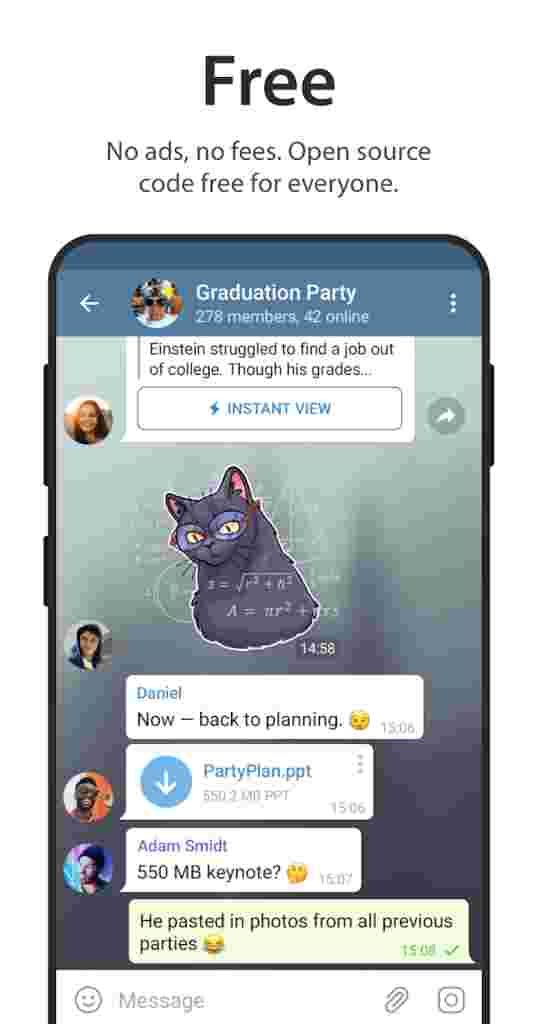 دانلود تلگرام اصلی Telegram 8.7.4 آپدیت جدید 2022 اندروید