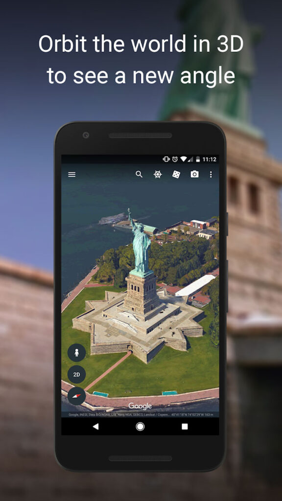 دانلود گوگل ارث 9.162.0.2 Google Earth - آپدیت برنامه گوگل ارث اندروید