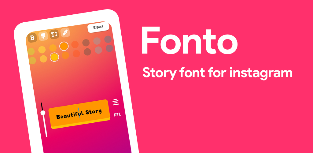 دانلود برنامه استوری فونت 3.4.4 Fonto - story font اندروید
